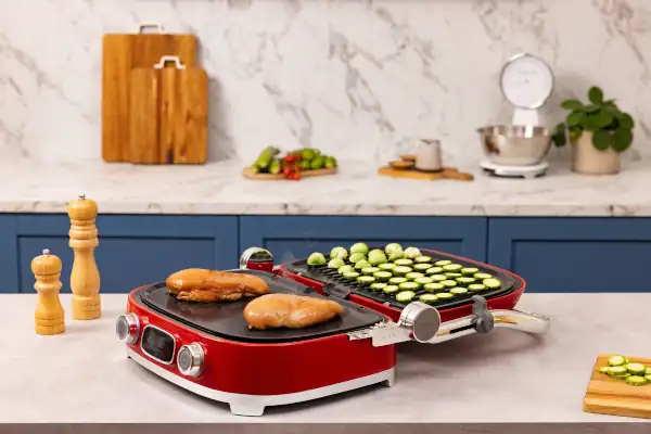 Grill elektryczny wielofunkcyjny Smeg MGF01